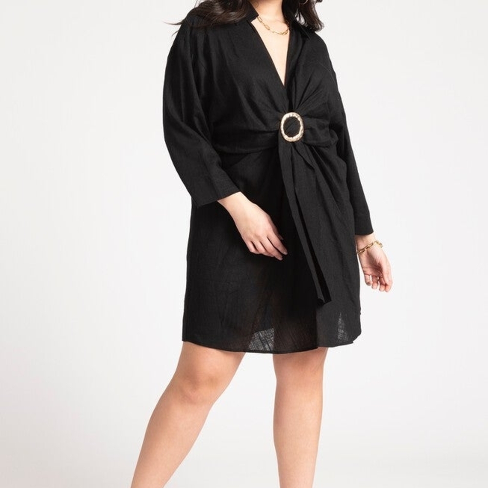 Eloquii Tie Front Dolman Cover Up Tunic - Size 14/16